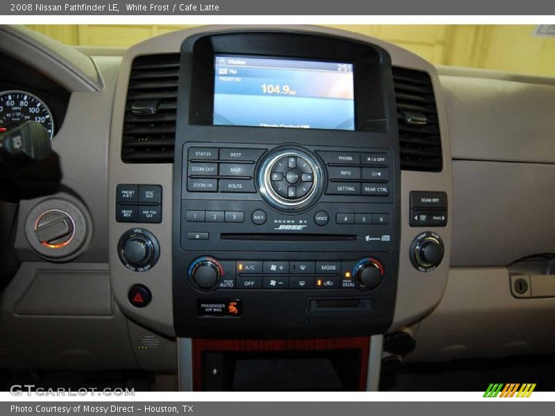 White Frost / Cafe Latte 2008 Nissan Pathfinder LE
