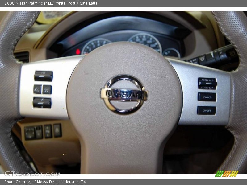 White Frost / Cafe Latte 2008 Nissan Pathfinder LE