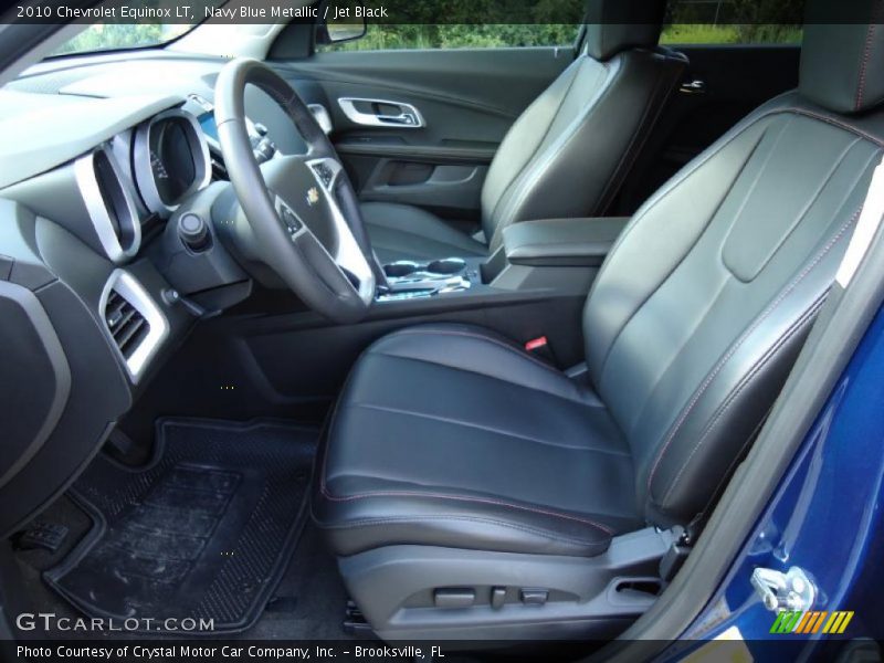 Navy Blue Metallic / Jet Black 2010 Chevrolet Equinox LT