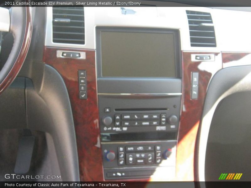 Silver Lining Metallic / Ebony/Ebony 2011 Cadillac Escalade ESV Premium