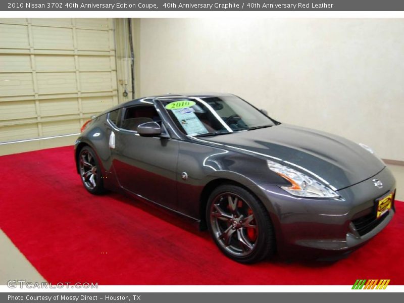 40th Anniversary Graphite / 40th Anniversary Red Leather 2010 Nissan 370Z 40th Anniversary Edition Coupe