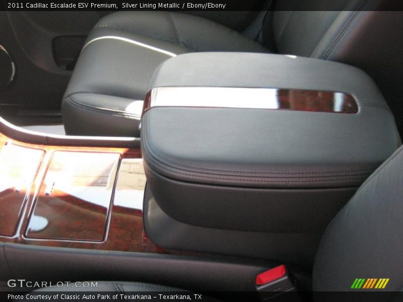 Silver Lining Metallic / Ebony/Ebony 2011 Cadillac Escalade ESV Premium