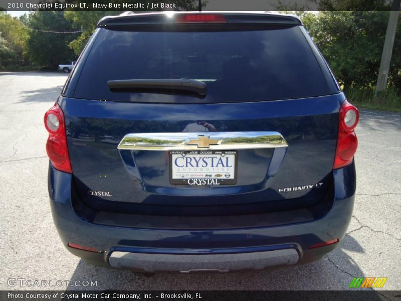 Navy Blue Metallic / Jet Black 2010 Chevrolet Equinox LT