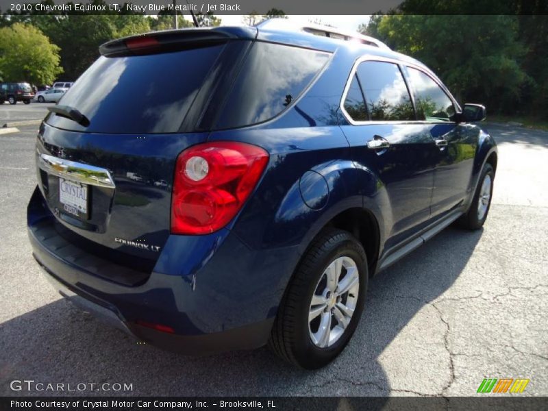Navy Blue Metallic / Jet Black 2010 Chevrolet Equinox LT