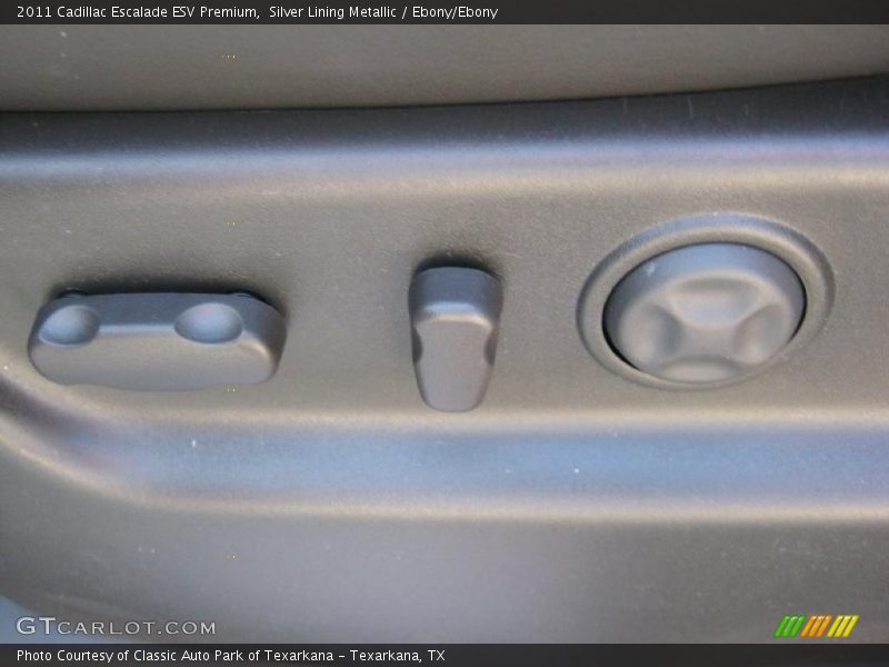 Silver Lining Metallic / Ebony/Ebony 2011 Cadillac Escalade ESV Premium