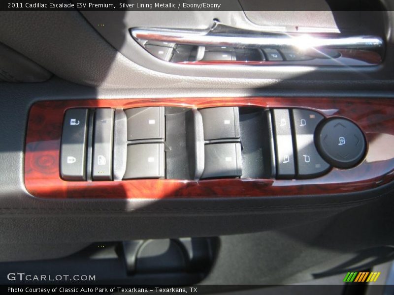 Silver Lining Metallic / Ebony/Ebony 2011 Cadillac Escalade ESV Premium