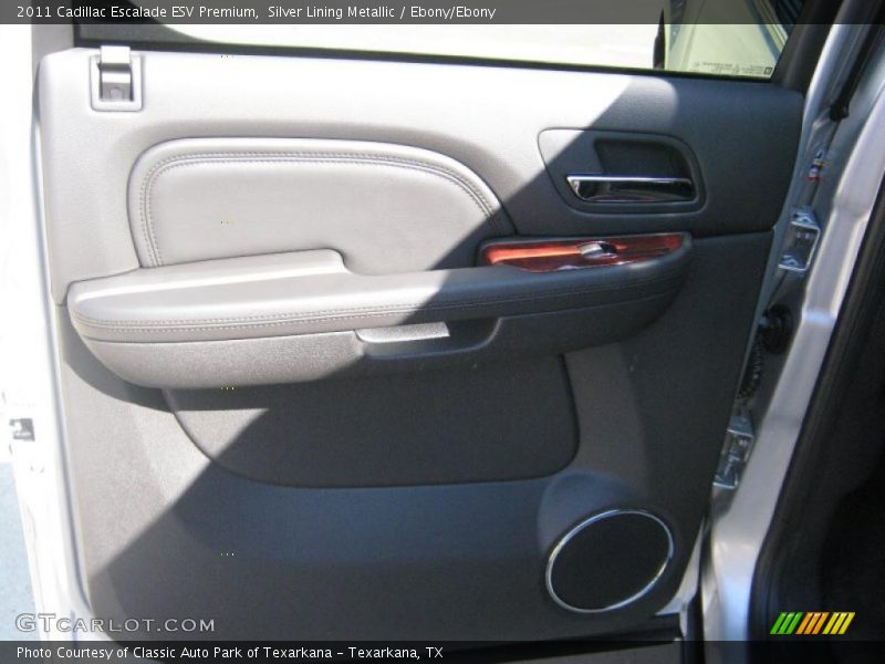 Silver Lining Metallic / Ebony/Ebony 2011 Cadillac Escalade ESV Premium