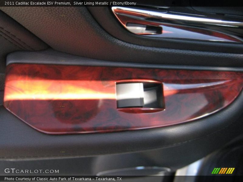 Silver Lining Metallic / Ebony/Ebony 2011 Cadillac Escalade ESV Premium