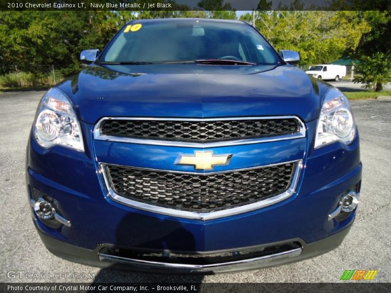 Navy Blue Metallic / Jet Black 2010 Chevrolet Equinox LT