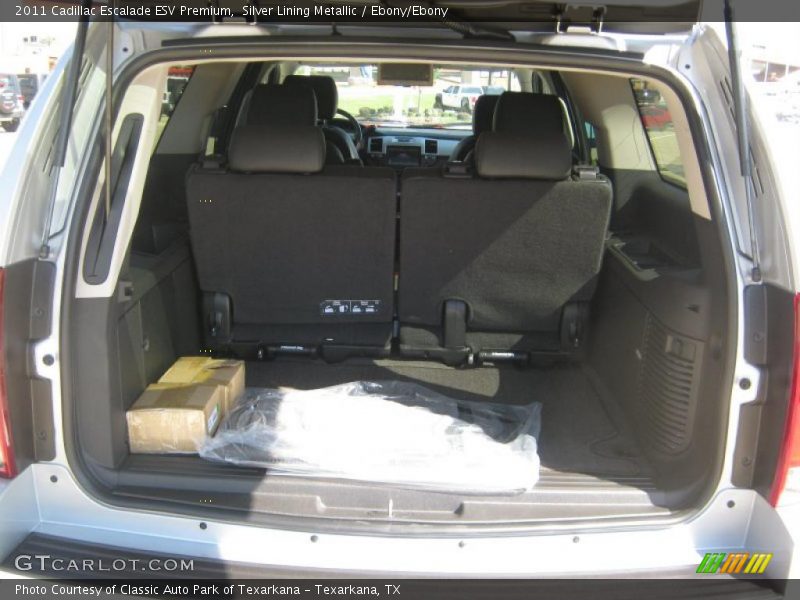 Silver Lining Metallic / Ebony/Ebony 2011 Cadillac Escalade ESV Premium