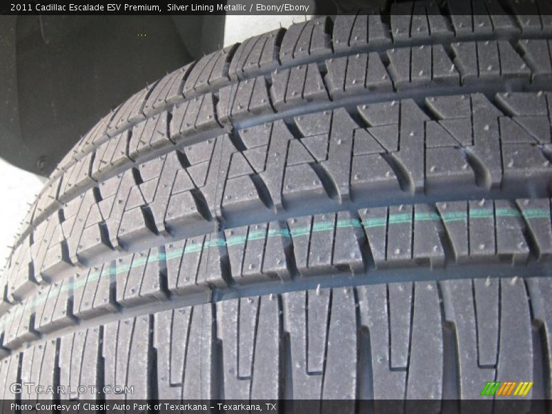 Silver Lining Metallic / Ebony/Ebony 2011 Cadillac Escalade ESV Premium