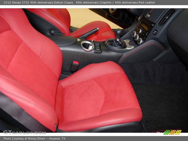 40th Anniversary Graphite / 40th Anniversary Red Leather 2010 Nissan 370Z 40th Anniversary Edition Coupe