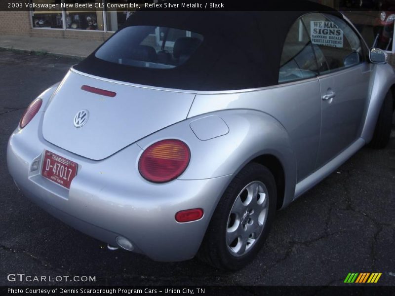 Reflex Silver Metallic / Black 2003 Volkswagen New Beetle GLS Convertible