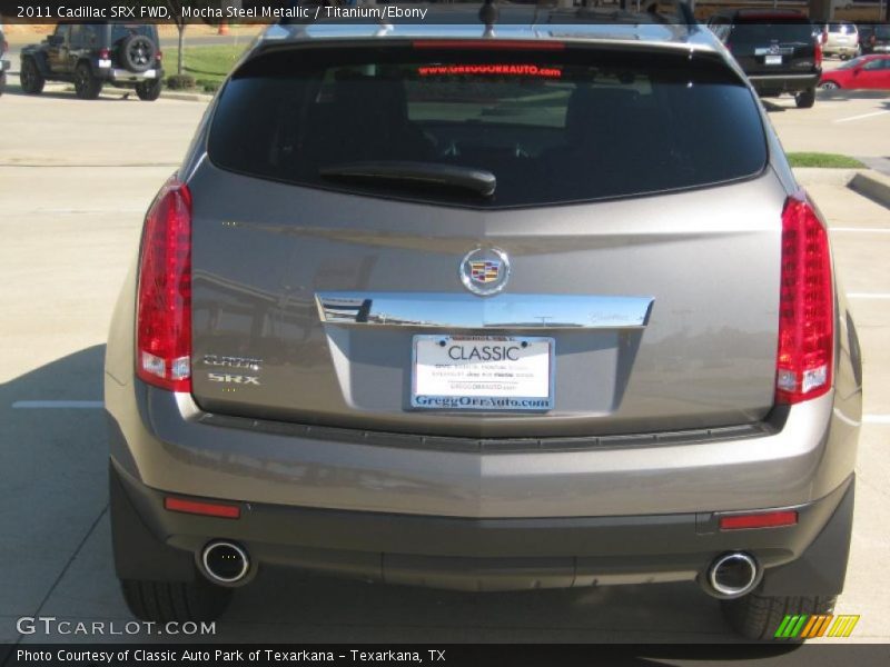 Mocha Steel Metallic / Titanium/Ebony 2011 Cadillac SRX FWD