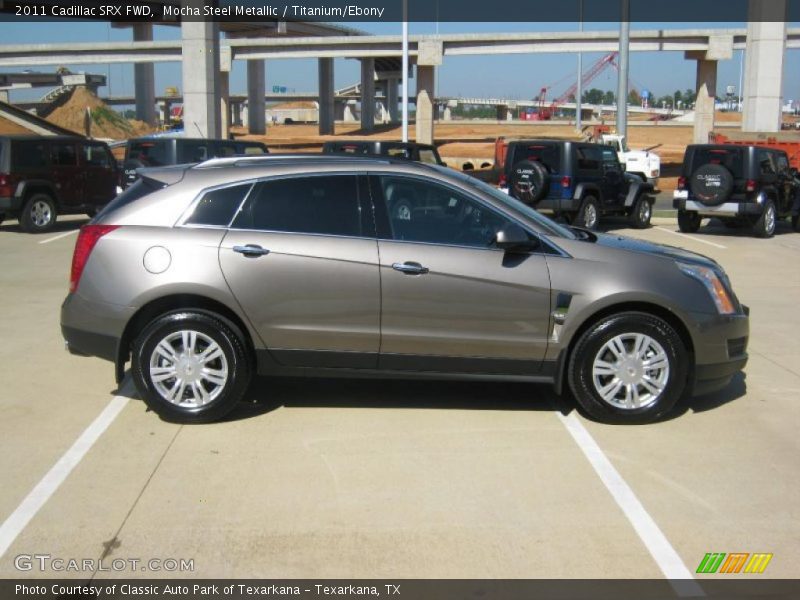 Mocha Steel Metallic / Titanium/Ebony 2011 Cadillac SRX FWD