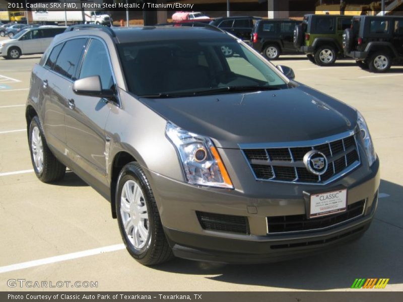 Mocha Steel Metallic / Titanium/Ebony 2011 Cadillac SRX FWD