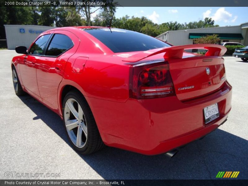 TorRed / Dark Slate Gray 2008 Dodge Charger SRT-8