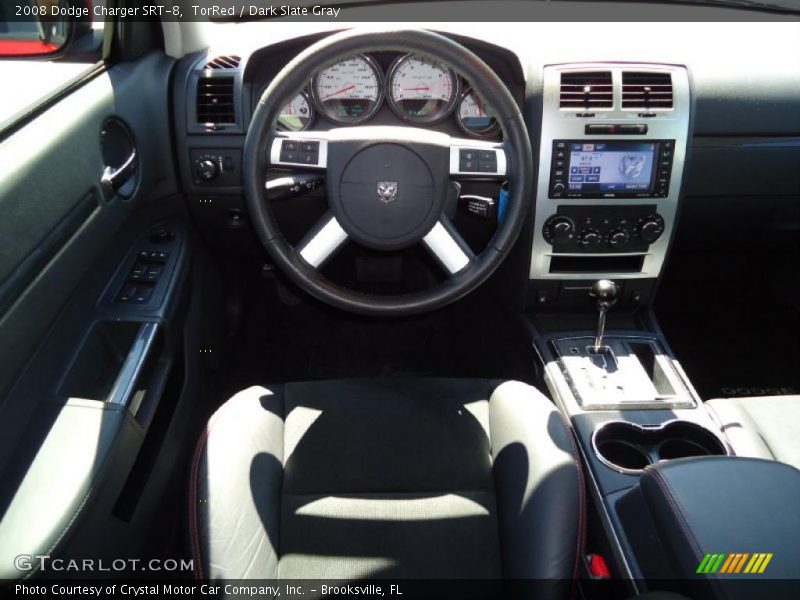 TorRed / Dark Slate Gray 2008 Dodge Charger SRT-8