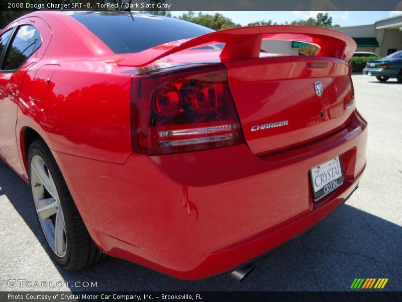 TorRed / Dark Slate Gray 2008 Dodge Charger SRT-8