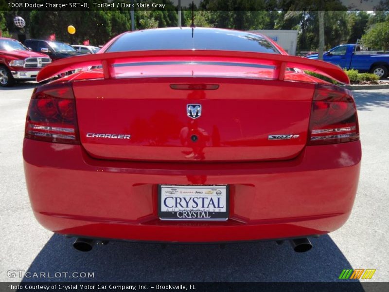 TorRed / Dark Slate Gray 2008 Dodge Charger SRT-8