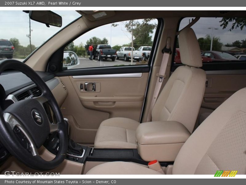 Pearl White / Grey 2007 Suzuki XL7 AWD
