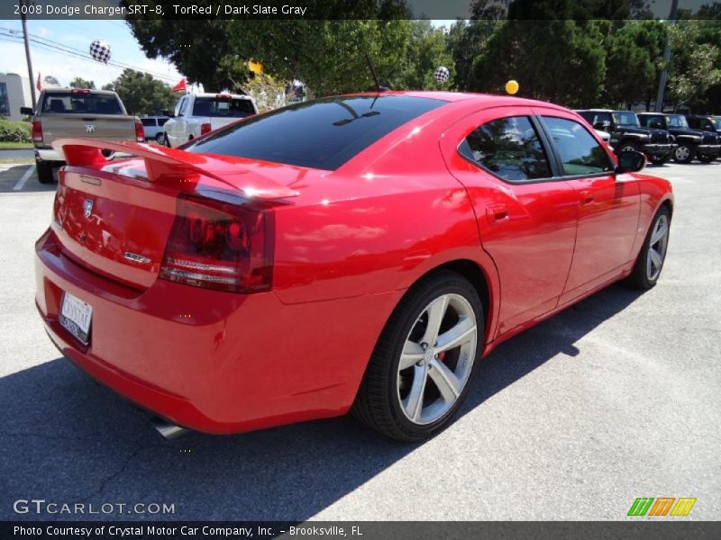 TorRed / Dark Slate Gray 2008 Dodge Charger SRT-8