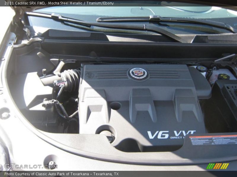 Mocha Steel Metallic / Titanium/Ebony 2011 Cadillac SRX FWD