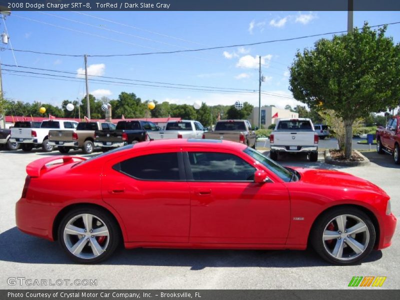 TorRed / Dark Slate Gray 2008 Dodge Charger SRT-8