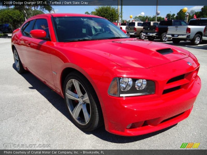 TorRed / Dark Slate Gray 2008 Dodge Charger SRT-8