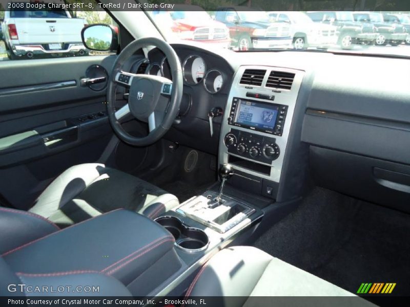 TorRed / Dark Slate Gray 2008 Dodge Charger SRT-8