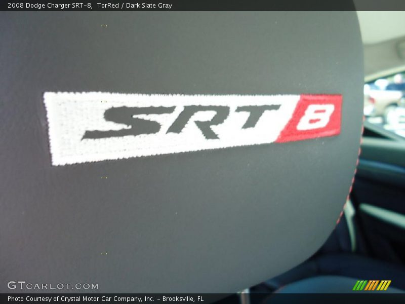 TorRed / Dark Slate Gray 2008 Dodge Charger SRT-8