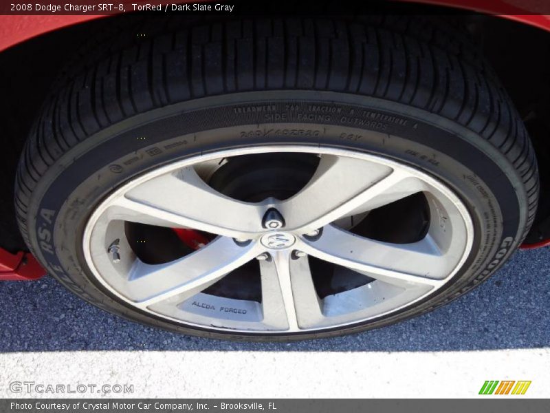 TorRed / Dark Slate Gray 2008 Dodge Charger SRT-8