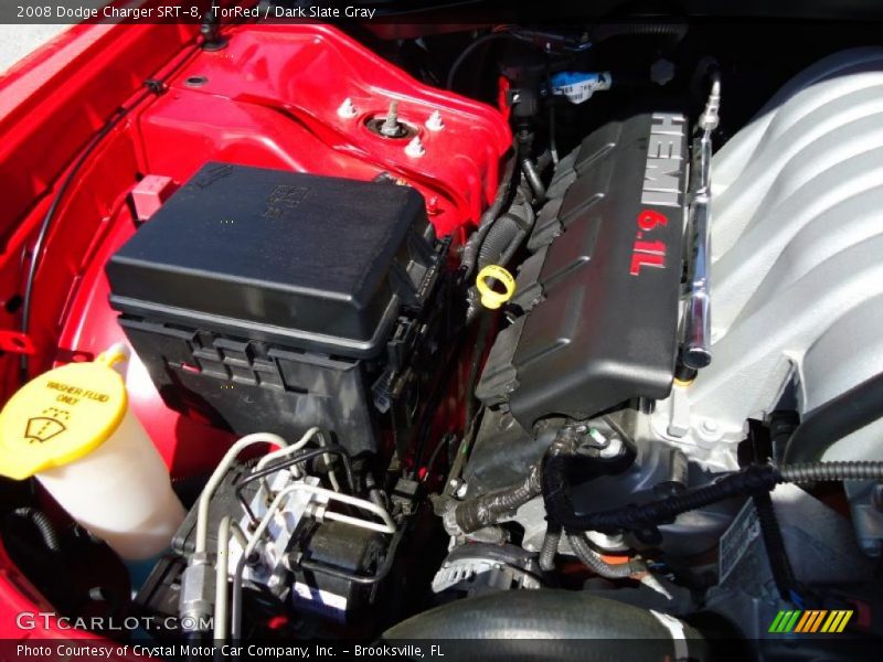 TorRed / Dark Slate Gray 2008 Dodge Charger SRT-8