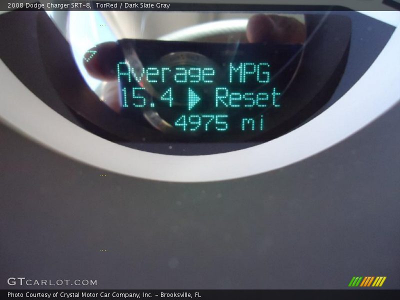 TorRed / Dark Slate Gray 2008 Dodge Charger SRT-8