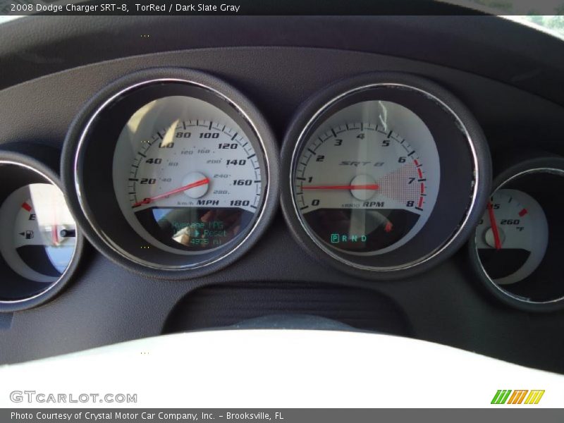 TorRed / Dark Slate Gray 2008 Dodge Charger SRT-8