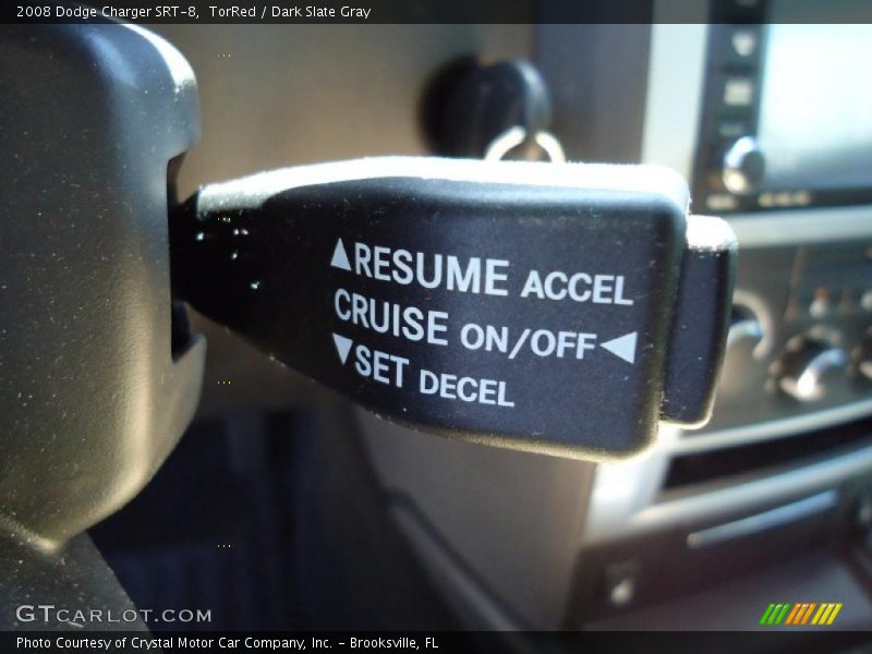 TorRed / Dark Slate Gray 2008 Dodge Charger SRT-8