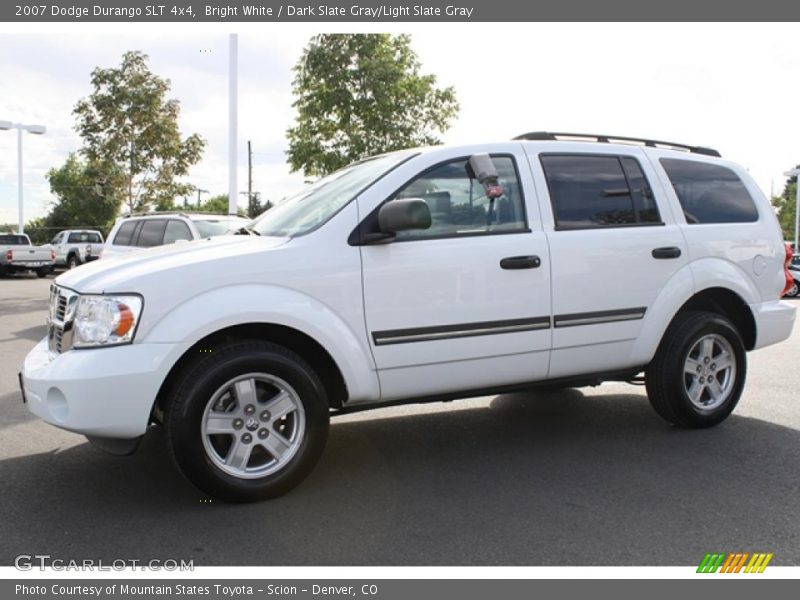 Bright White / Dark Slate Gray/Light Slate Gray 2007 Dodge Durango SLT 4x4