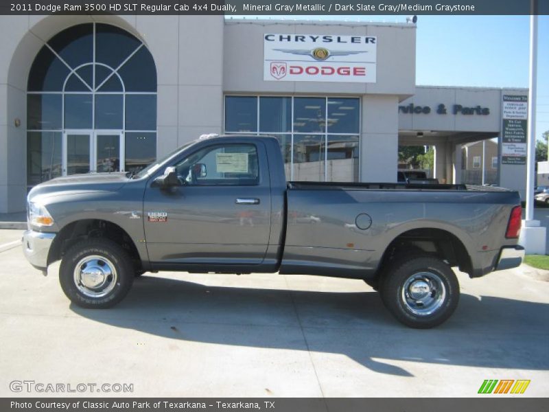 Mineral Gray Metallic / Dark Slate Gray/Medium Graystone 2011 Dodge Ram 3500 HD SLT Regular Cab 4x4 Dually