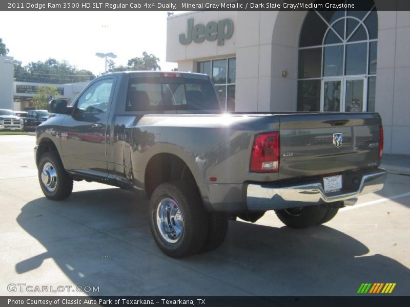 Mineral Gray Metallic / Dark Slate Gray/Medium Graystone 2011 Dodge Ram 3500 HD SLT Regular Cab 4x4 Dually
