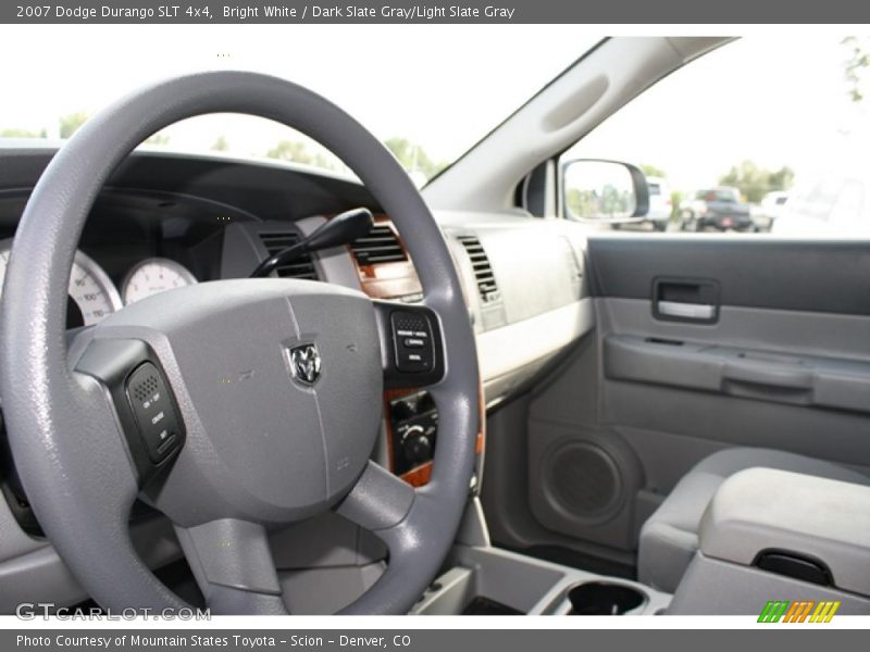 Bright White / Dark Slate Gray/Light Slate Gray 2007 Dodge Durango SLT 4x4