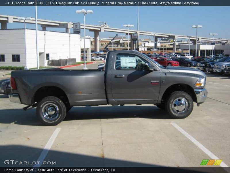 Mineral Gray Metallic / Dark Slate Gray/Medium Graystone 2011 Dodge Ram 3500 HD SLT Regular Cab 4x4 Dually
