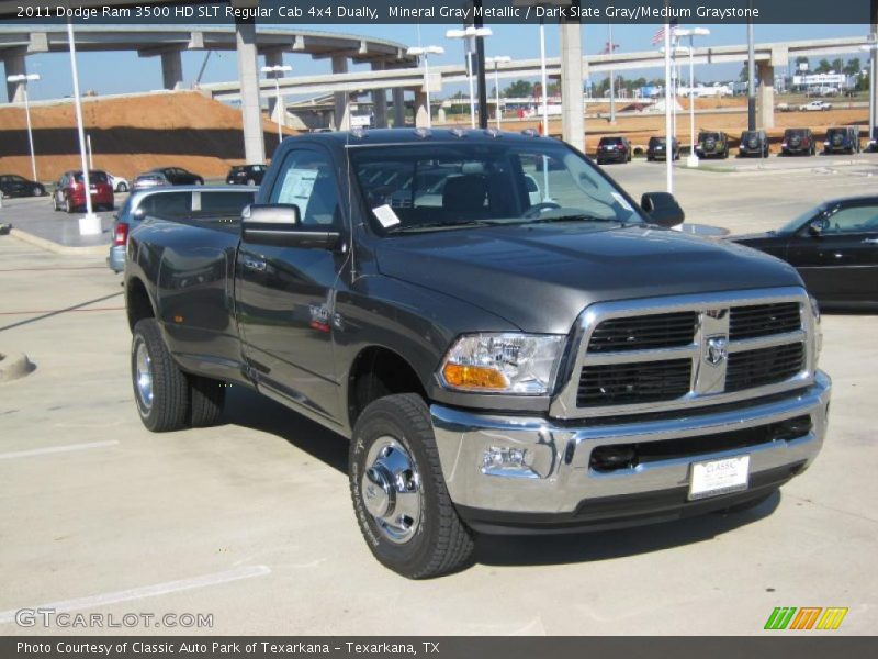 Mineral Gray Metallic / Dark Slate Gray/Medium Graystone 2011 Dodge Ram 3500 HD SLT Regular Cab 4x4 Dually