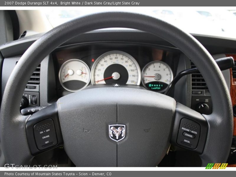 Bright White / Dark Slate Gray/Light Slate Gray 2007 Dodge Durango SLT 4x4