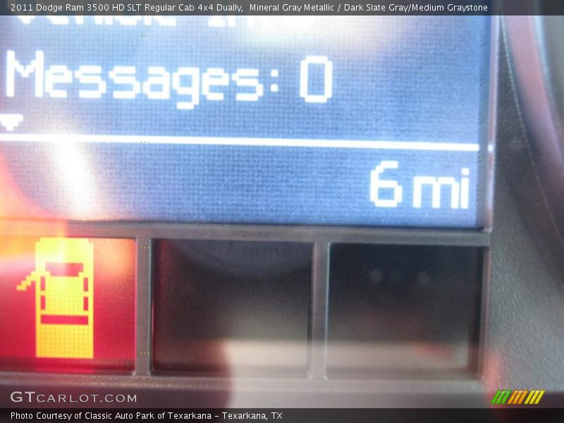 Mineral Gray Metallic / Dark Slate Gray/Medium Graystone 2011 Dodge Ram 3500 HD SLT Regular Cab 4x4 Dually