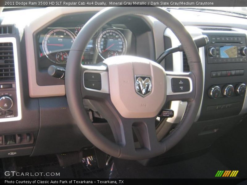 Mineral Gray Metallic / Dark Slate Gray/Medium Graystone 2011 Dodge Ram 3500 HD SLT Regular Cab 4x4 Dually