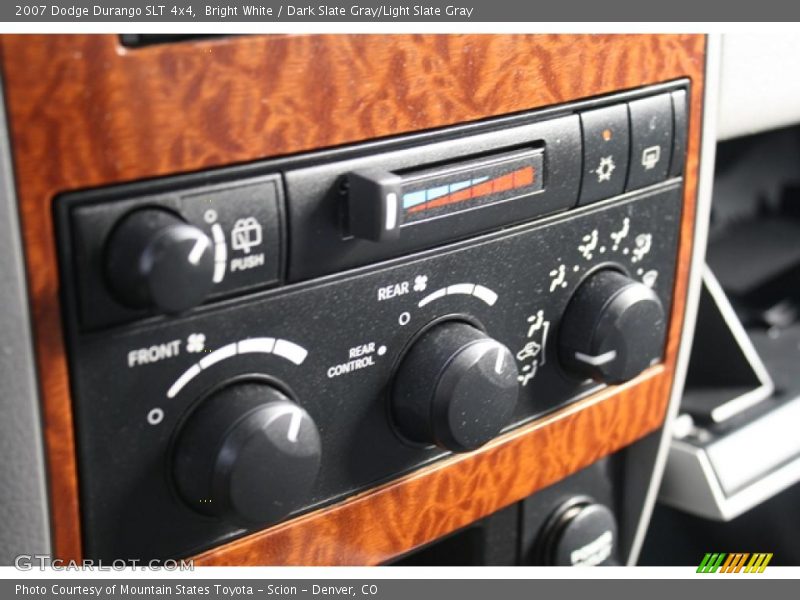 Bright White / Dark Slate Gray/Light Slate Gray 2007 Dodge Durango SLT 4x4