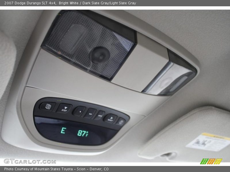 Bright White / Dark Slate Gray/Light Slate Gray 2007 Dodge Durango SLT 4x4