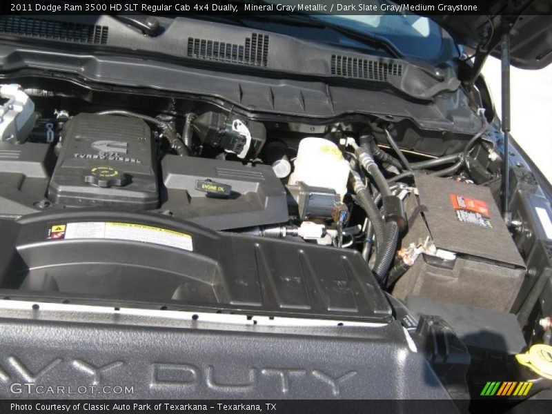 Mineral Gray Metallic / Dark Slate Gray/Medium Graystone 2011 Dodge Ram 3500 HD SLT Regular Cab 4x4 Dually