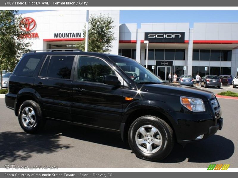 Formal Black / Gray 2007 Honda Pilot EX 4WD