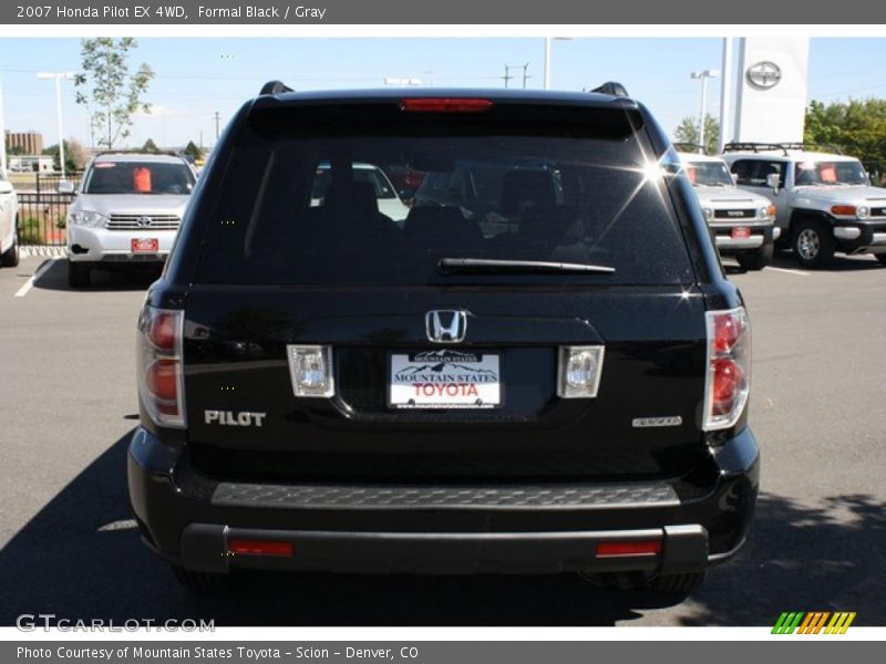 Formal Black / Gray 2007 Honda Pilot EX 4WD